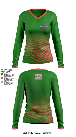 Women's Long Sleeve Vneck Shirt, , , Teamtime, Team time, sublimation, custom sports apparel, team uniforms, spirit wear, spiritwear, sports uniforms, custom shirts, team store, custom team store, fundraiser sports, apparel fundraiser