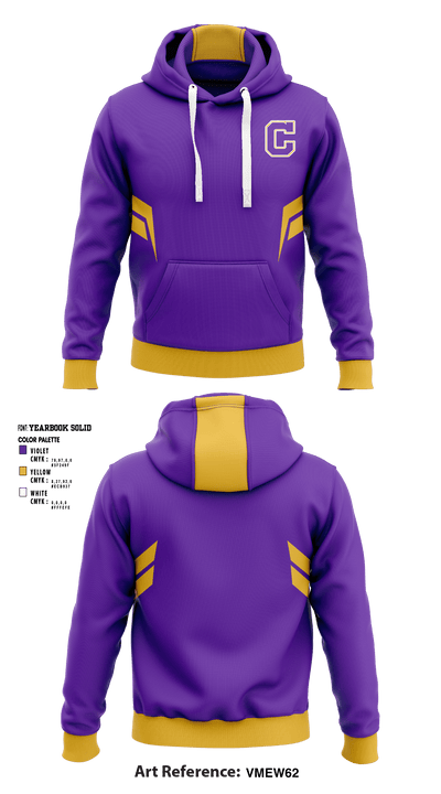 Concord High School Wrestling 68953668 Hoodie - 1