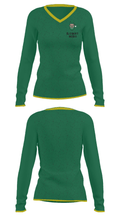 Old Saint Micks 80078963 Women's Long Sleeve V-neck Shirt - 32