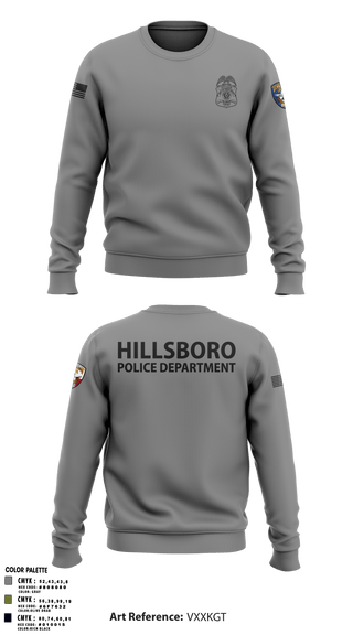 Crew Neck Sweatshirt, , Police, Teamtime, Team time, sublimation, custom sports apparel, team uniforms, spirit wear, spiritwear, sports uniforms, custom shirts, team store, custom team store, fundraiser sports, apparel fundraiser
