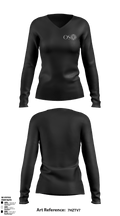 Oso 71846683 Women's Long Sleeve V-neck Shirt - 1