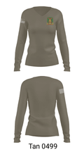324th MP 35502647 Women's Long Sleeve V-neck Shirt - 40