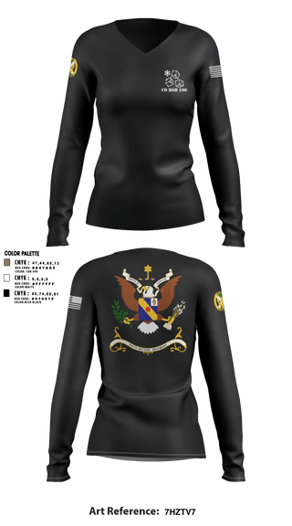 Women's Long Sleeve Vneck Shirt, , Army, Teamtime, Team time, sublimation, custom sports apparel, team uniforms, spirit wear, spiritwear, sports uniforms, custom shirts, team store, custom team store, fundraiser sports, apparel fundraiser