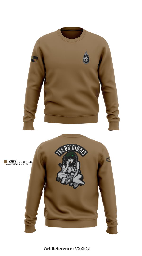 Crew Neck Sweatshirt, , Army, Teamtime, Team time, sublimation, custom sports apparel, team uniforms, spirit wear, spiritwear, sports uniforms, custom shirts, team store, custom team store, fundraiser sports, apparel fundraiser