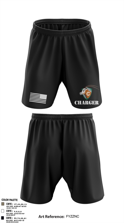 Athletic Shorts With Pockets, CHARGER, Army, Teamtime, Team time, sublimation, custom sports apparel, team uniforms, spirit wear, spiritwear, sports uniforms, custom shirts, team store, custom team store, fundraiser sports, apparel fundraiser