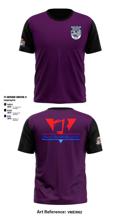 Blue-Collar Workers LLC 20683882 Short Sleeve Performance Shirt - 1