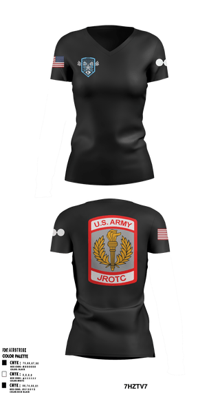 Women's Short Sleeve Vneck Shirt, , Army, Teamtime, Team time, sublimation, custom sports apparel, team uniforms, spirit wear, spiritwear, sports uniforms, custom shirts, team store, custom team store, fundraiser sports, apparel fundraiser