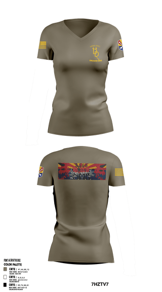 Women's Short Sleeve Vneck Shirt, 3666th SMC, Army, Teamtime, Team time, sublimation, custom sports apparel, team uniforms, spirit wear, spiritwear, sports uniforms, custom shirts, team store, custom team store, fundraiser sports, apparel fundraiser