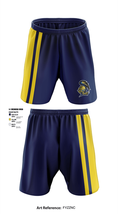 Lisbon Central High School Cheer 39151888 Athletic Shorts With Pockets - 1