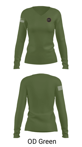 Women's Long Sleeve Vneck Shirt, , Marines, Teamtime, Team time, sublimation, custom sports apparel, team uniforms, spirit wear, spiritwear, sports uniforms, custom shirts, team store, custom team store, fundraiser sports, apparel fundraiser