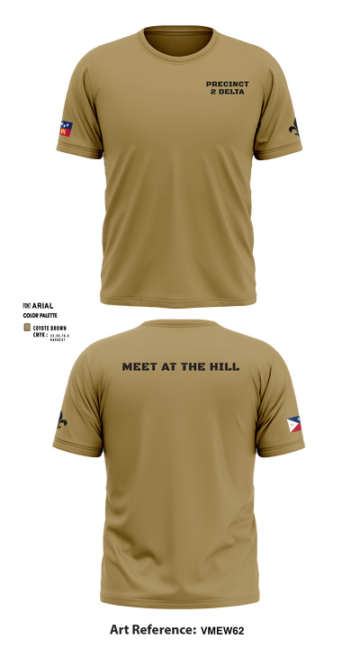 Precinct 2 Delta 41159276 Short Sleeve Performance Shirt - 3