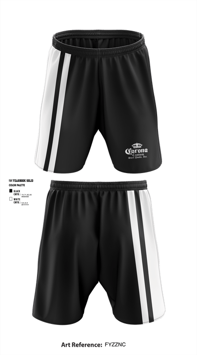 CORONA CUSTOM STEEL POOLS 15115975 Athletic Shorts With Pockets - 1