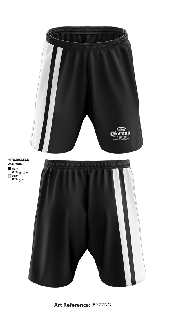 Athletic Shorts With Pockets, CORONA CUSTOM STEEL POOLS, , Teamtime, Team time, sublimation, custom sports apparel, team uniforms, spirit wear, spiritwear, sports uniforms, custom shirts, team store, custom team store, fundraiser sports, apparel fundraiser