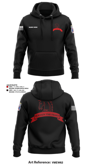 Hoodie, Echo FSC Stampede 7th Eng, Army, Teamtime, Team time, sublimation, custom sports apparel, team uniforms, spirit wear, spiritwear, sports uniforms, custom shirts, team store, custom team store, fundraiser sports, apparel fundraiser