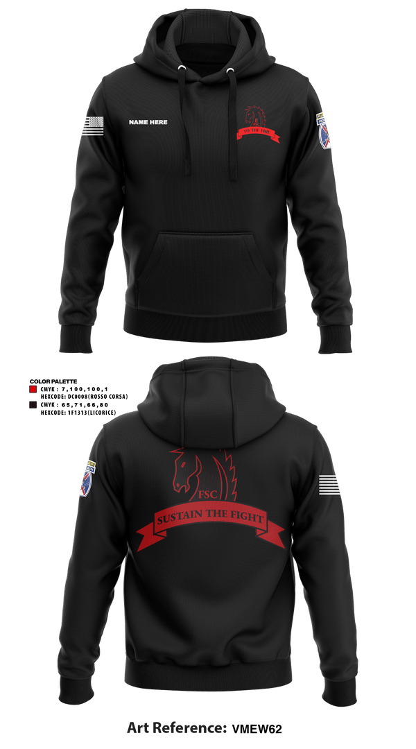 Hoodie, Echo FSC Stampede 7th Eng, Army, Teamtime, Team time, sublimation, custom sports apparel, team uniforms, spirit wear, spiritwear, sports uniforms, custom shirts, team store, custom team store, fundraiser sports, apparel fundraiser
