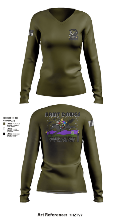 ARMT 4-4 AB 48571947 Women's Long Sleeve V-neck Shirt - 54