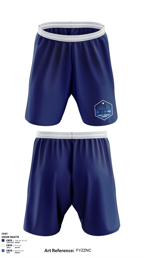 Athletic Shorts With Pockets, Philly Face-Off League, Spirit Store, Teamtime, Team time, sublimation, custom sports apparel, team uniforms, spirit wear, spiritwear, sports uniforms, custom shirts, team store, custom team store, fundraiser sports, apparel fundraiser