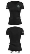 East Valley Wrestling 78019840 Women's Short Sleeve V-neck Shirt - 21