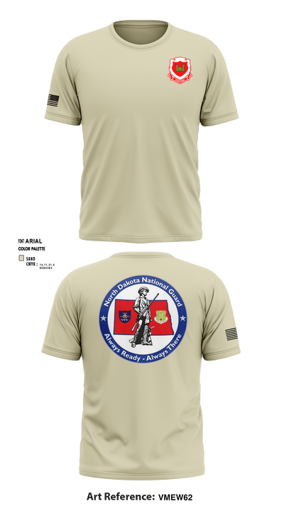 164th EN BN 3856732 Short Sleeve Performance Shirt - 5