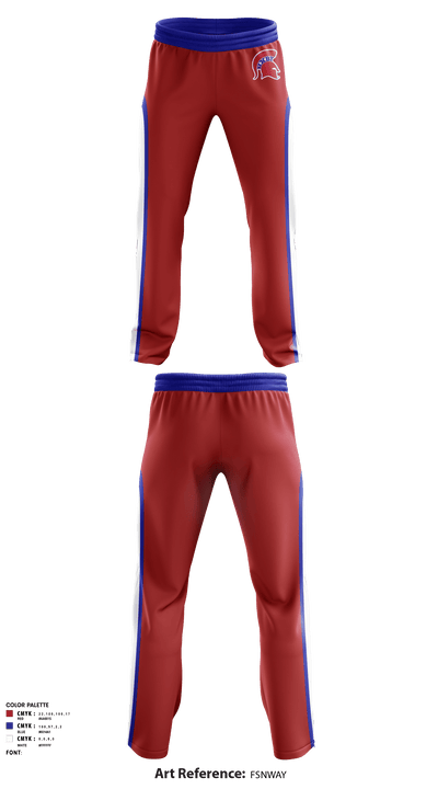 Bixby Youth Football Association 35272936 Sweatpants - 1