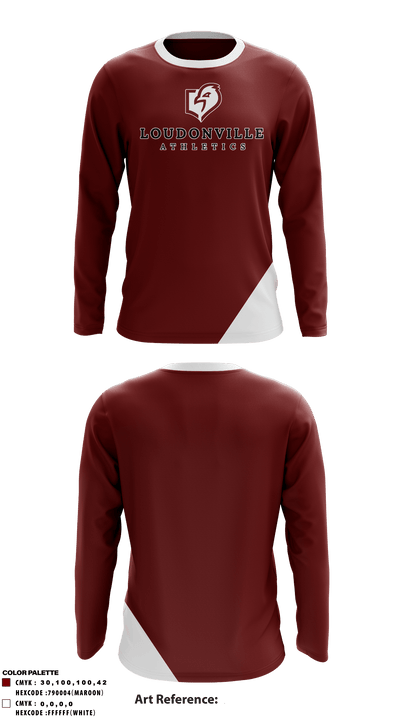Loudonville Christian Middle School 37060870 Long Sleeve Performance Shirt - 2