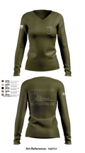 Sniper 2 79628389 Women's Long Sleeve V-neck Shirt - 7