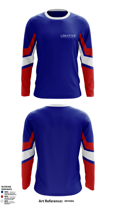Long Sleeve Performance Shirt, Creative Arts and Sports, Men's Basketball, Teamtime, Team time, sublimation, custom sports apparel, team uniforms, spirit wear, spiritwear, sports uniforms, custom shirts, team store, custom team store, fundraiser sports, apparel fundraiser