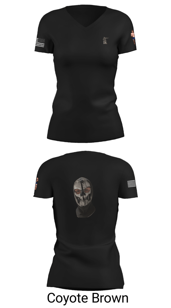 Women's Short Sleeve Vneck Shirt, , Army, Teamtime, Team time, sublimation, custom sports apparel, team uniforms, spirit wear, spiritwear, sports uniforms, custom shirts, team store, custom team store, fundraiser sports, apparel fundraiser
