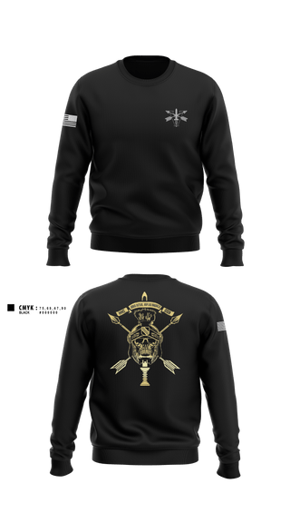 Crew Neck Sweatshirt, HHC, GSB, 5SFG, Army, Teamtime, Team time, sublimation, custom sports apparel, team uniforms, spirit wear, spiritwear, sports uniforms, custom shirts, team store, custom team store, fundraiser sports, apparel fundraiser