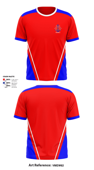 Des Lacs-Burlington High School Baseball 71005679 Short Sleeve Performance Shirt - 1