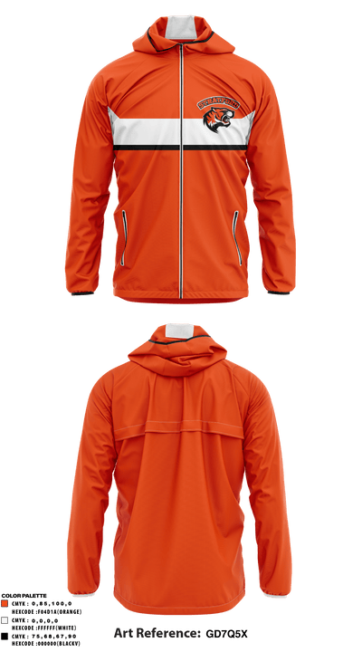 Stratford Junior High School 35860079 Windbreaker - 1