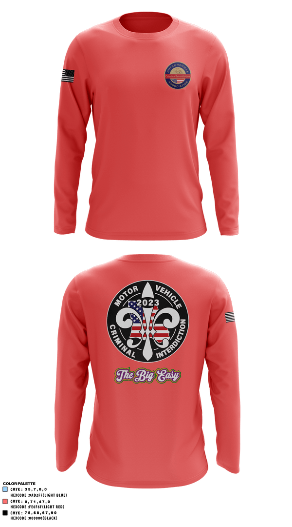 Long Sleeve Performance Shirt, , Police, Teamtime, Team time, sublimation, custom sports apparel, team uniforms, spirit wear, spiritwear, sports uniforms, custom shirts, team store, custom team store, fundraiser sports, apparel fundraiser