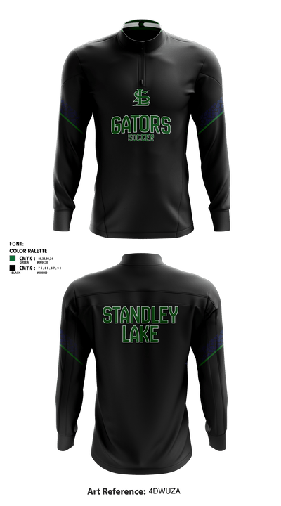 standley lake hs girls soccer 23167606 Quarter Zip Jacket - 1