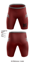 Mount Vernon High School Wrestling 5596500 Men's Compression Shorts - 1