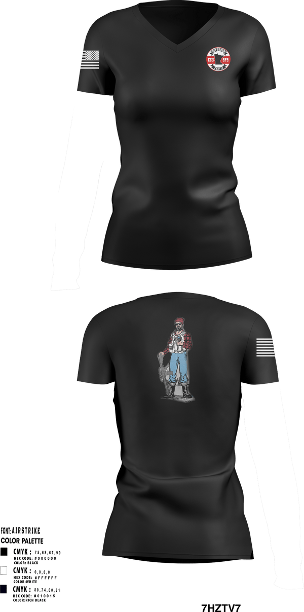 Women's Short Sleeve Vneck Shirt, , Air Force, Teamtime, Team time, sublimation, custom sports apparel, team uniforms, spirit wear, spiritwear, sports uniforms, custom shirts, team store, custom team store, fundraiser sports, apparel fundraiser