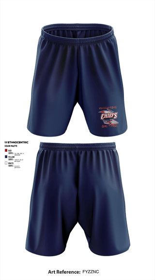 Athletic Shorts With Pockets, Copperas Chiefs, Football, Teamtime, Team time, sublimation, custom sports apparel, team uniforms, spirit wear, spiritwear, sports uniforms, custom shirts, team store, custom team store, fundraiser sports, apparel fundraiser