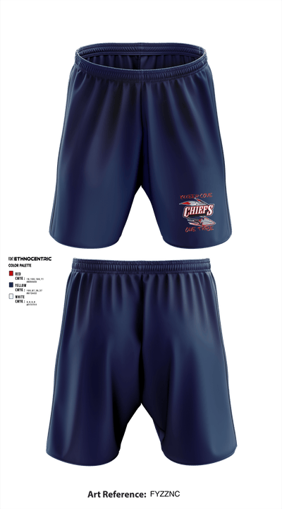 Copperas Chiefs 93621258 Athletic Shorts With Pockets - 6