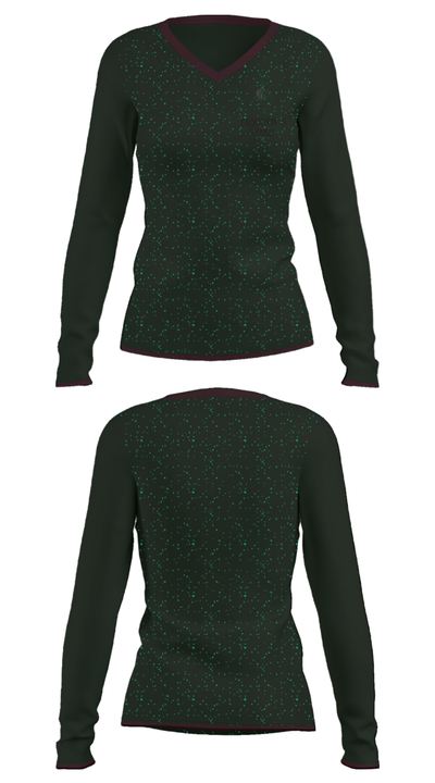 Cameron’s Touch 20765364 Women's Long Sleeve V-neck Shirt - 32