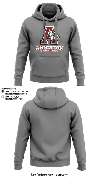 Hoodie, Anniston High School, Spirit Store, Teamtime, Team time, sublimation, custom sports apparel, team uniforms, spirit wear, spiritwear, sports uniforms, custom shirts, team store, custom team store, fundraiser sports, apparel fundraiser