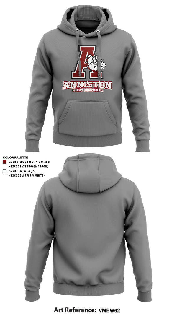 Hoodie, Anniston High School, Spirit Store, Teamtime, Team time, sublimation, custom sports apparel, team uniforms, spirit wear, spiritwear, sports uniforms, custom shirts, team store, custom team store, fundraiser sports, apparel fundraiser