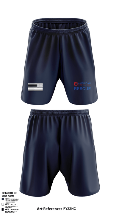 American Ambulance Rescue 49557589 Athletic Shorts With Pockets - 3