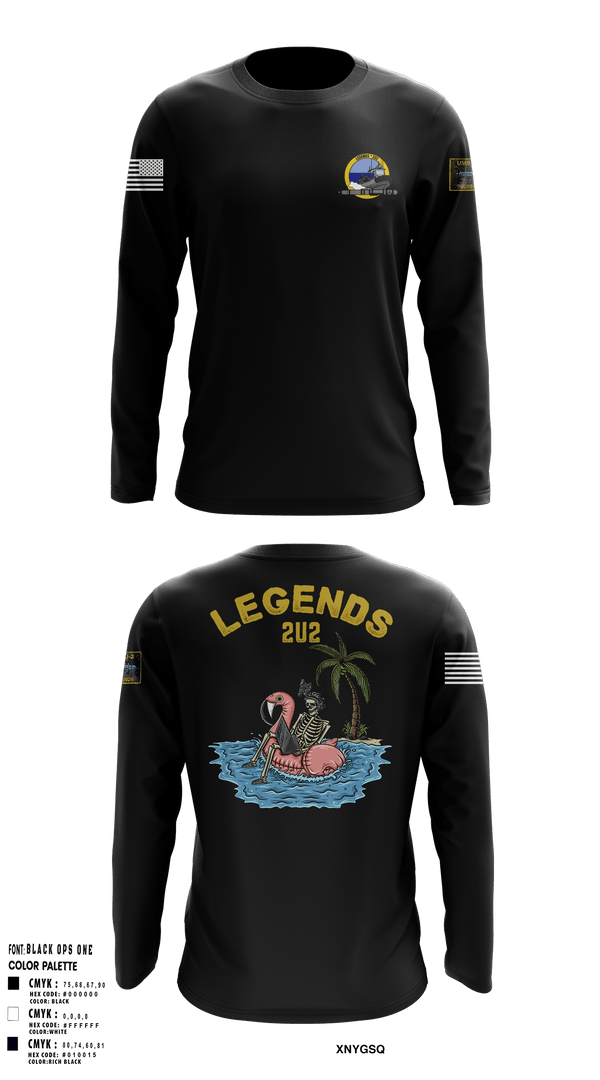 Long Sleeve Performance Shirt, EOD MOBILE UNIT EAST COAST, Navy, Teamtime, Team time, sublimation, custom sports apparel, team uniforms, spirit wear, spiritwear, sports uniforms, custom shirts, team store, custom team store, fundraiser sports, apparel fundraiser