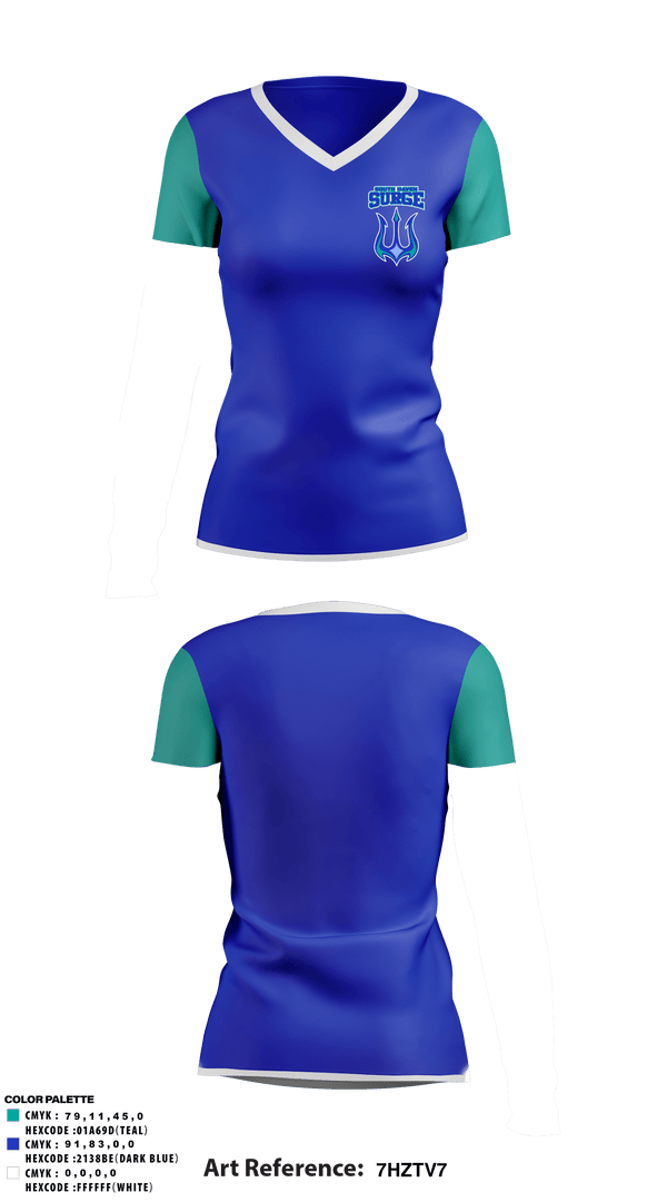 Women's Short Sleeve Vneck Shirt, South Haven Surge, Baseball, Teamtime, Team time, sublimation, custom sports apparel, team uniforms, spirit wear, spiritwear, sports uniforms, custom shirts, team store, custom team store, fundraiser sports, apparel fundraiser