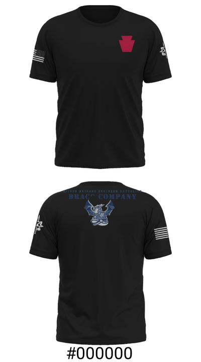 D Co 103rd BEB 81673350 Short Sleeve Performance Shirt - 31