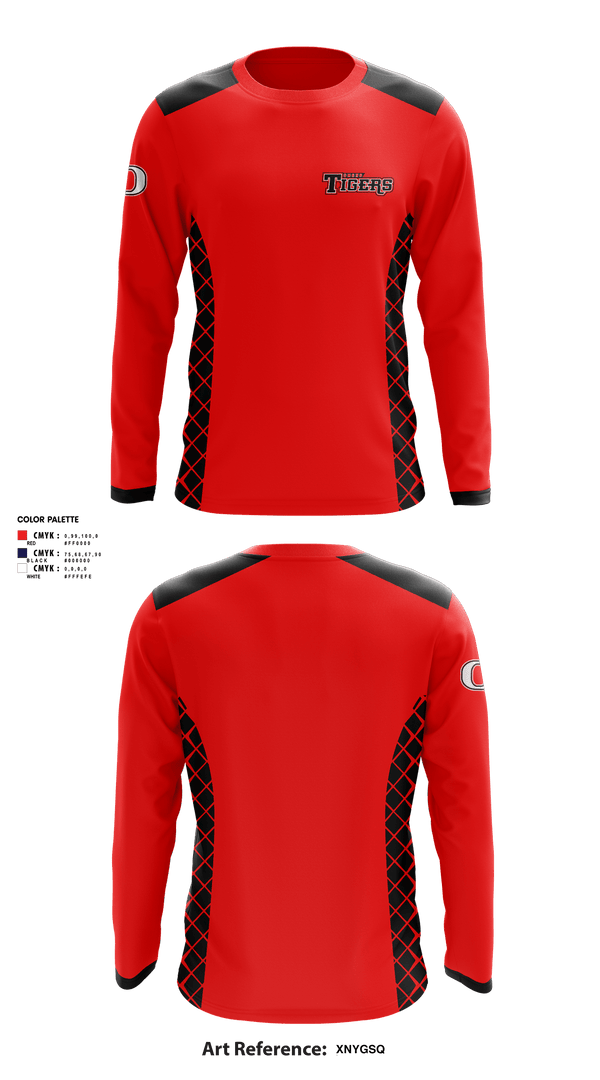 Long Sleeve Performance Shirt, Omaha Tigers Baseball, Baseball, Teamtime, Team time, sublimation, custom sports apparel, team uniforms, spirit wear, spiritwear, sports uniforms, custom shirts, team store, custom team store, fundraiser sports, apparel fundraiser