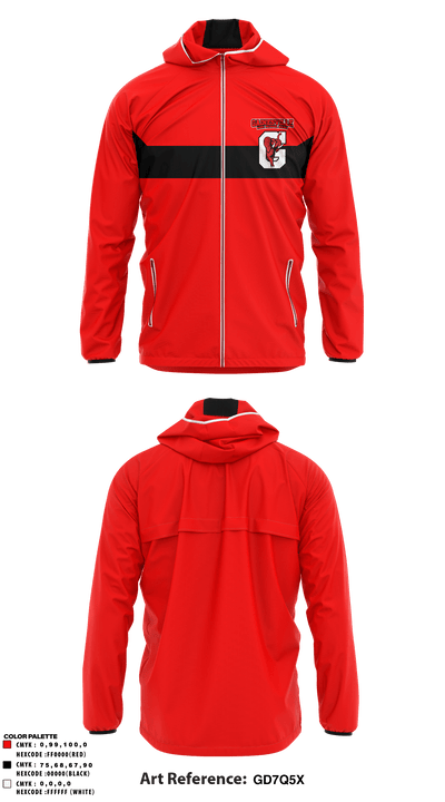 Gainesville High School Band 54267980 Windbreaker - 1