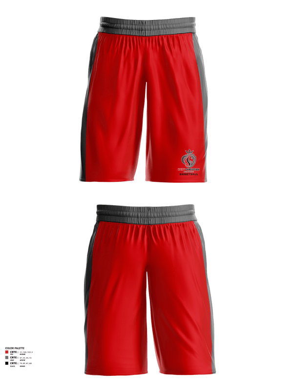 Mens Basketball Shorts, Katy Christian Academy Basketball, Men's Basketball, Teamtime, Team time, sublimation, custom sports apparel, team uniforms, spirit wear, spiritwear, sports uniforms, custom shirts, team store, custom team store, fundraiser sports, apparel fundraiser