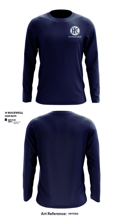 Kent Island Youth Softball 28747832 Long Sleeve Performance Shirt - 7