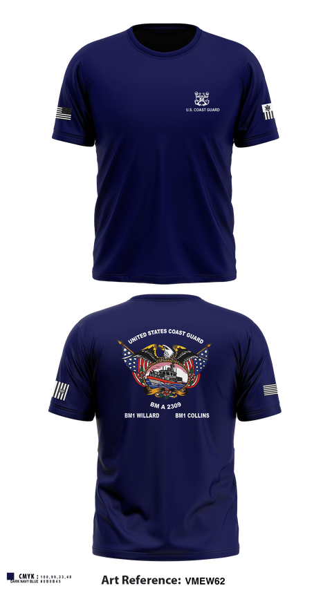 Short Sleeve Performance Shirt, , Coast Guard, Teamtime, Team time, sublimation, custom sports apparel, team uniforms, spirit wear, spiritwear, sports uniforms, custom shirts, team store, custom team store, fundraiser sports, apparel fundraiser