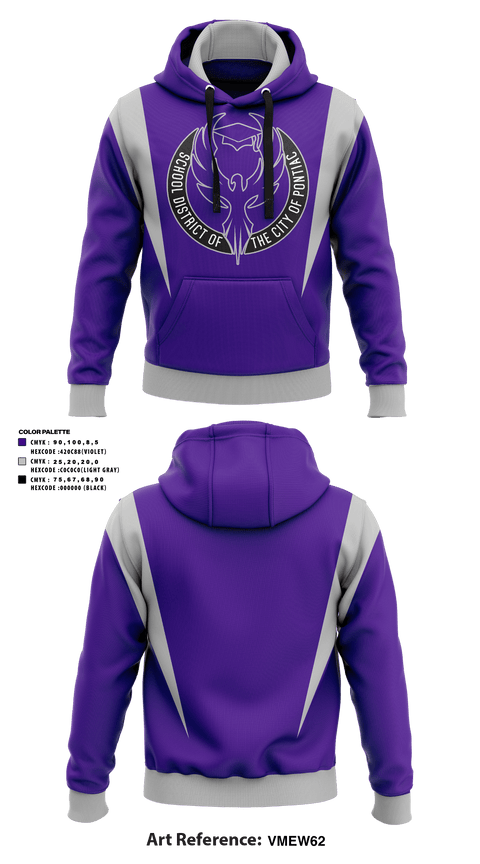 Hoodie, Pontiac High School Basketball, Men's Basketball, Teamtime, Team time, sublimation, custom sports apparel, team uniforms, spirit wear, spiritwear, sports uniforms, custom shirts, team store, custom team store, fundraiser sports, apparel fundraiser